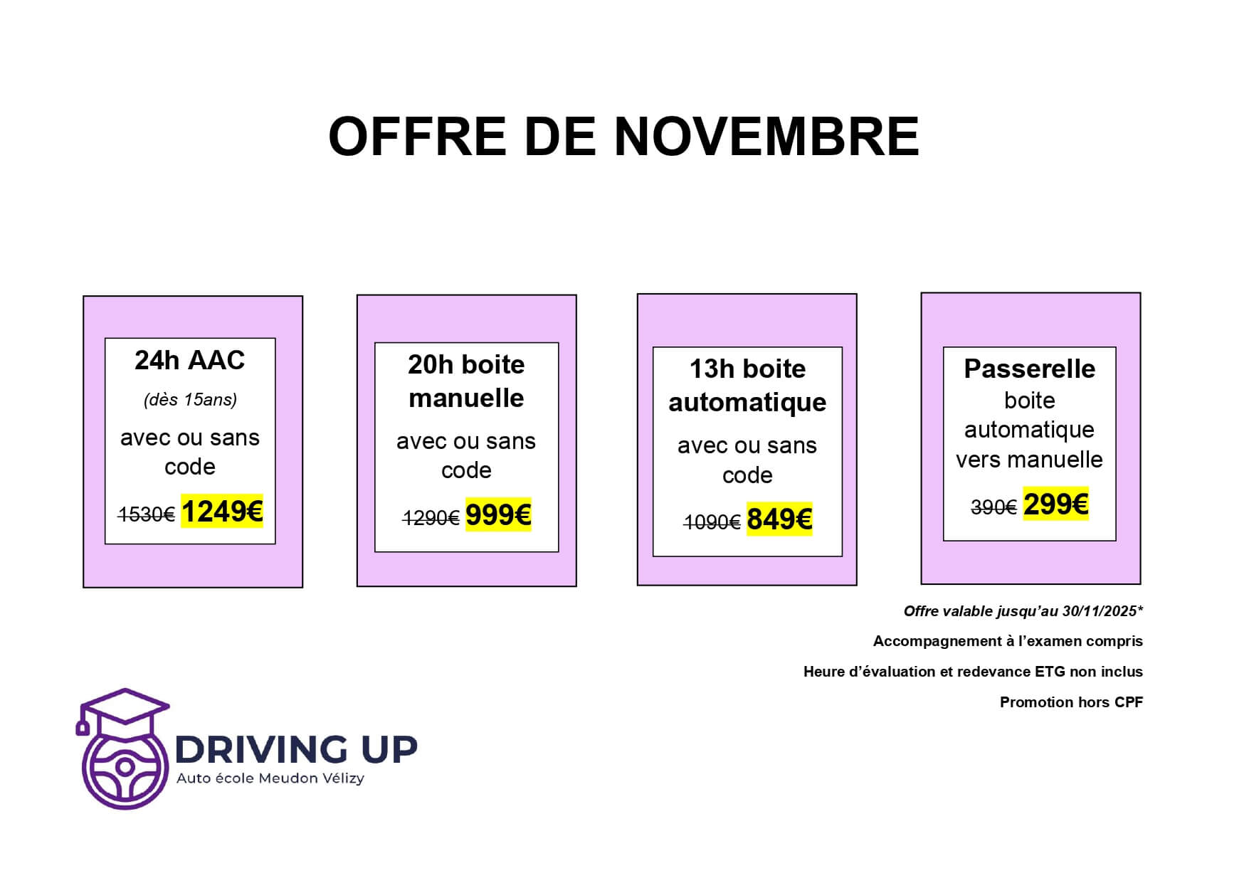 OFFRE DE NOVEMBRE 2025